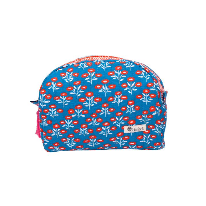 Juliet Small Quilted Scallop Zipper Pouch