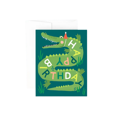 Gator Birthday Card