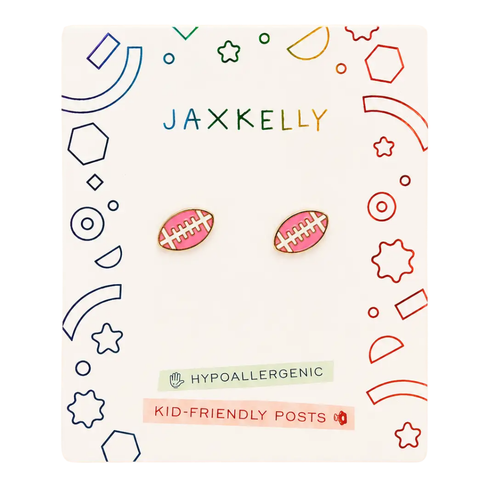 Football Stud Earrings