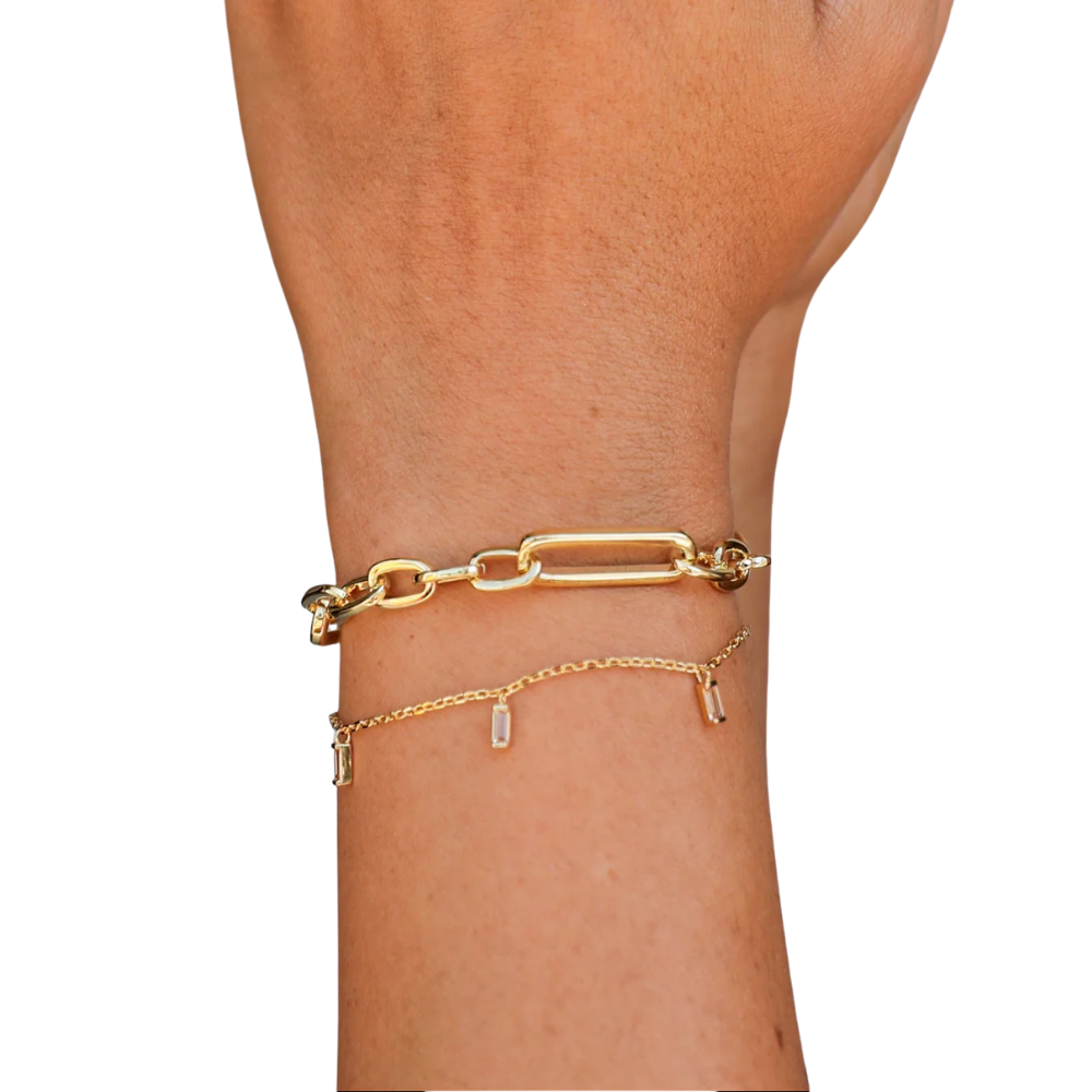 Chunky Multi Link Chain Bracelet