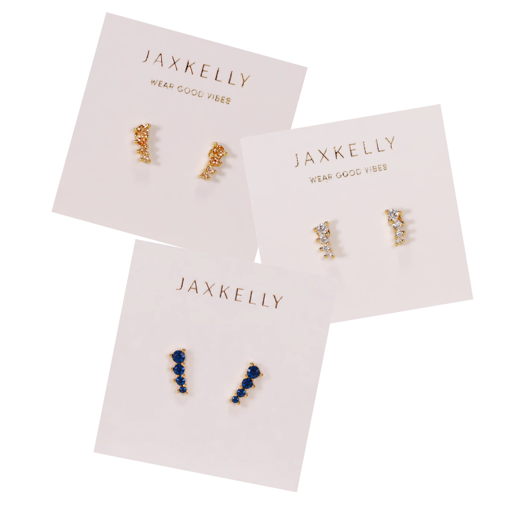 Mini Crawler Stud Earrings