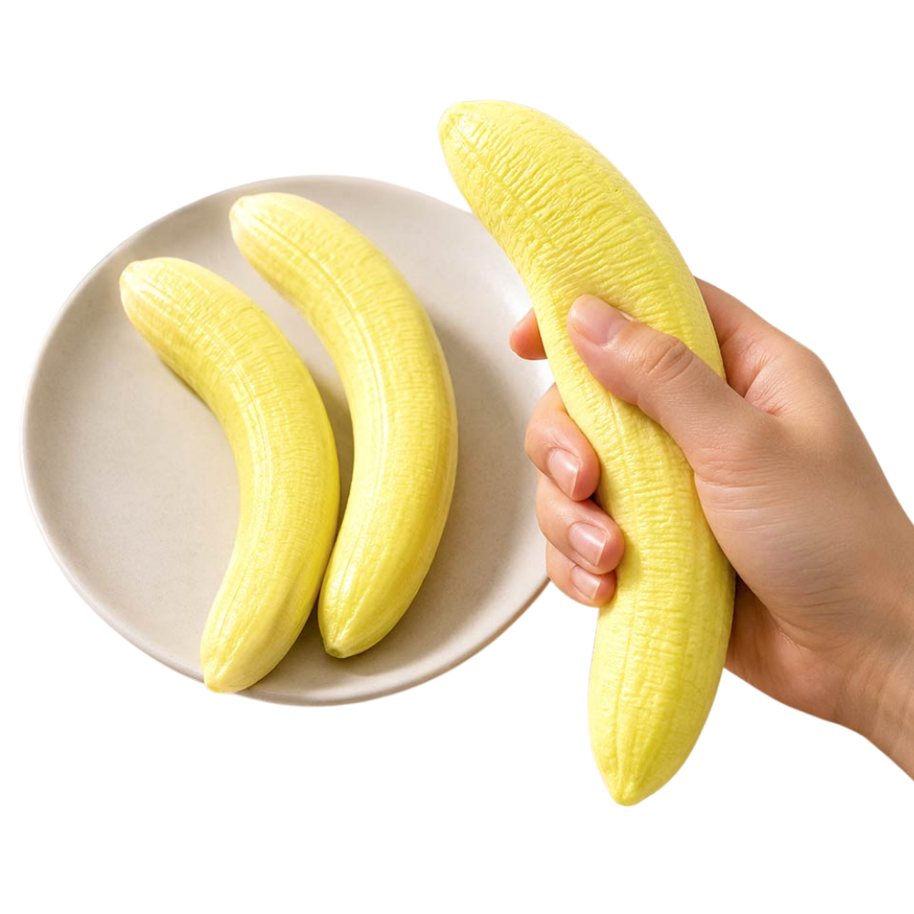 Banana Shaped Squishy Stress Relief Toy