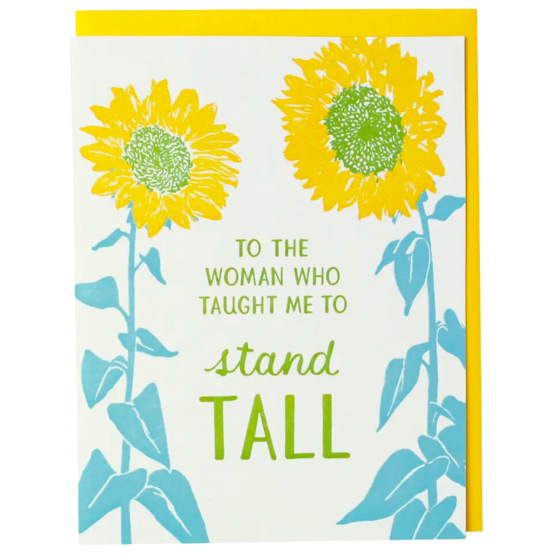 Sunflower Mother's Day card