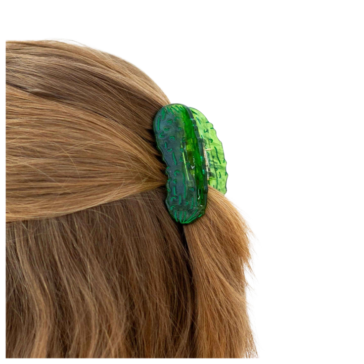 Pickle Hair Claw Clip