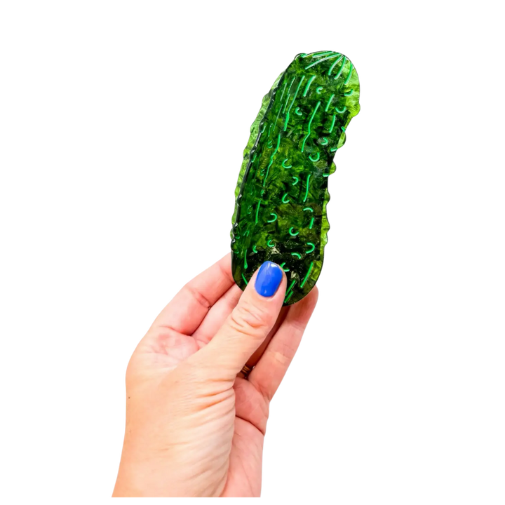 Pickle Hair Claw Clip