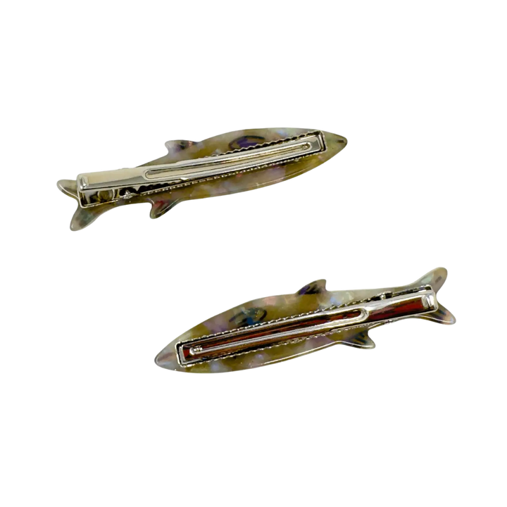 Sardine Alligator Hair Clip Set