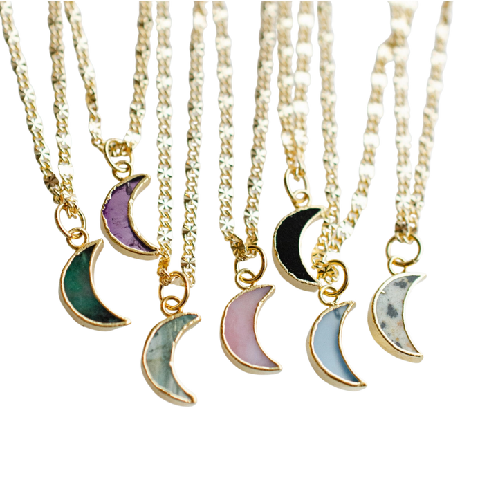 Moon Gemstone Necklace
