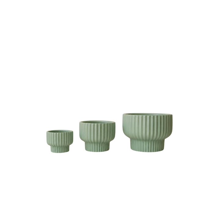 Presley Pedestal Vase Jade