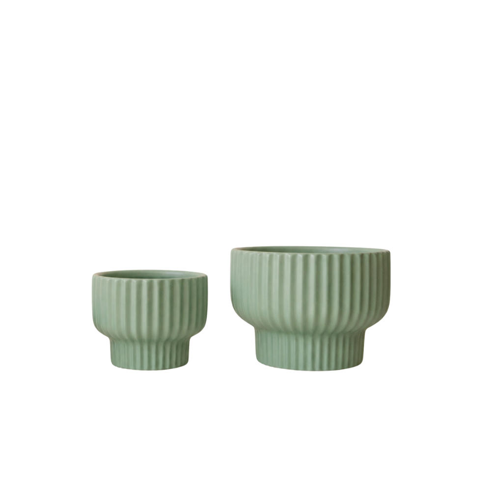 Presley Pedestal Planter Jade