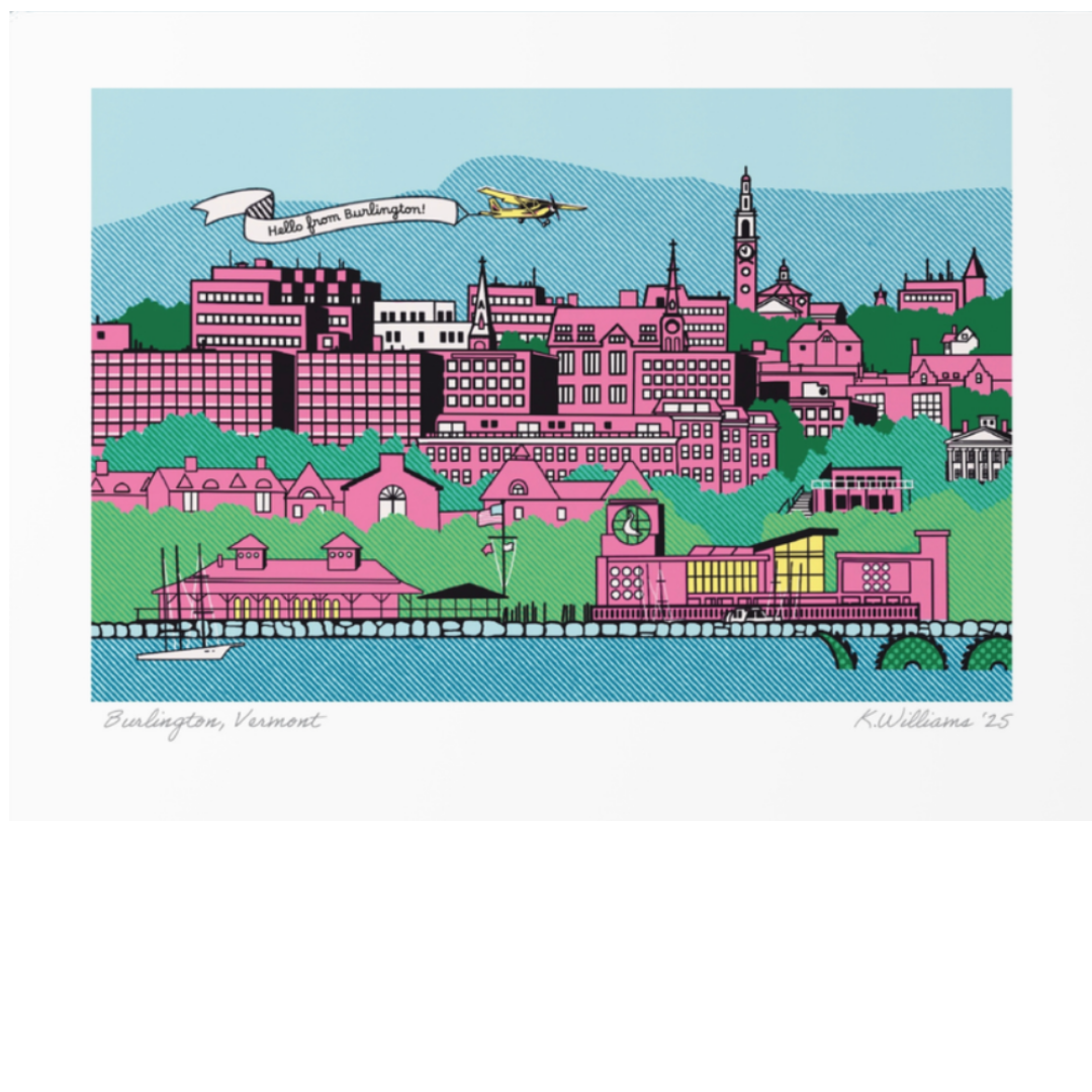 Burlington Waterfront Print