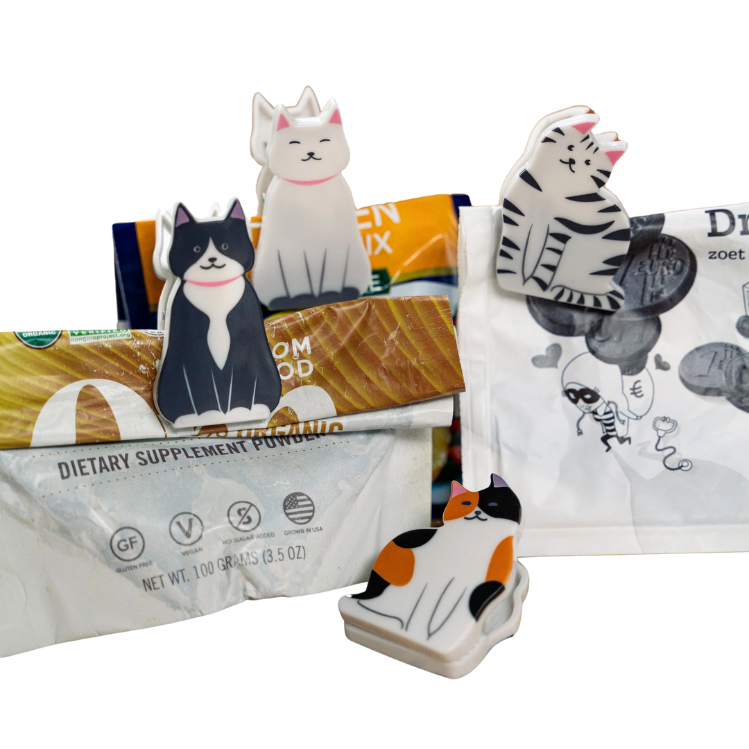 Kitty Bag Clips - Set of 4