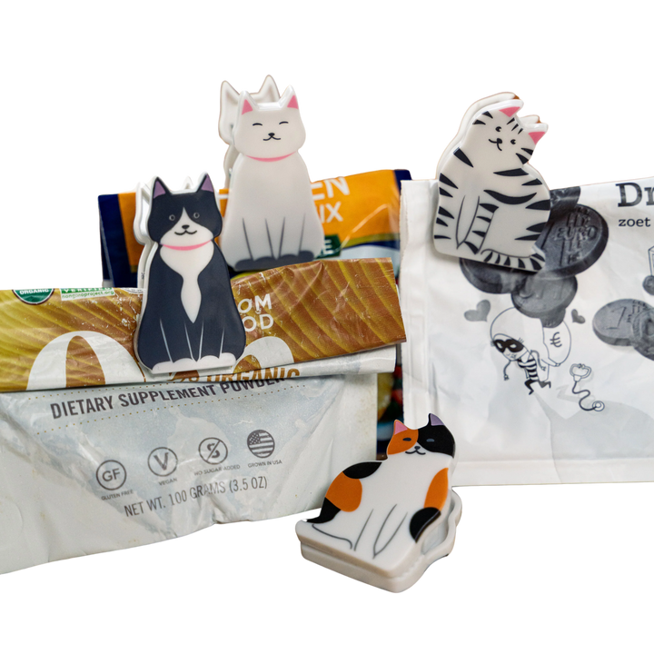 Kitty Bag Clips - Set of 4
