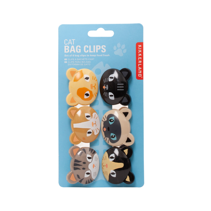 Cat Bag Clips - Set of 6
