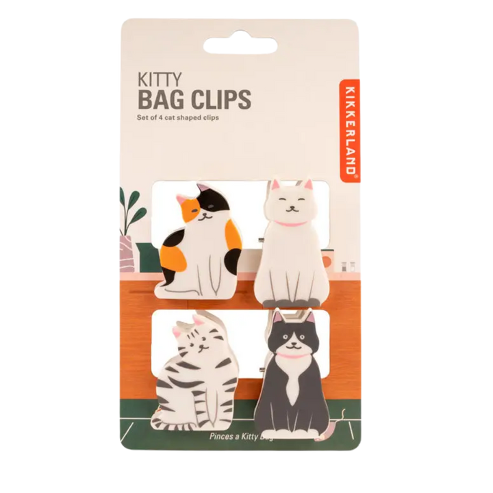 Kitty Bag Clips - Set of 4