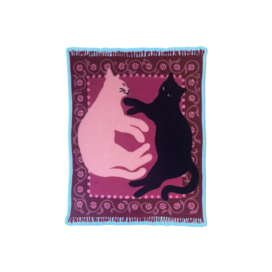 Cat Rug Sticker