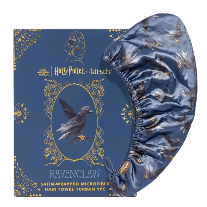 Harry Potter X Kitsch Satin-Wrapped Hair Towel - Ravenclaw