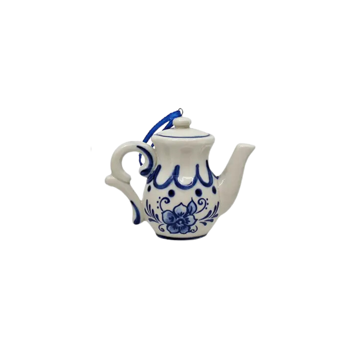 Delft Blue Teapot Ornaments