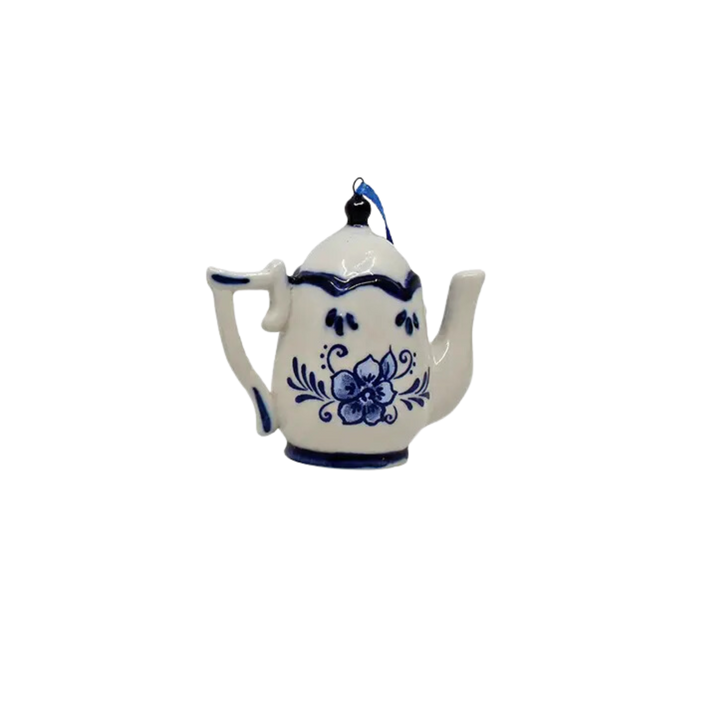 Delft Blue Teapot Ornaments