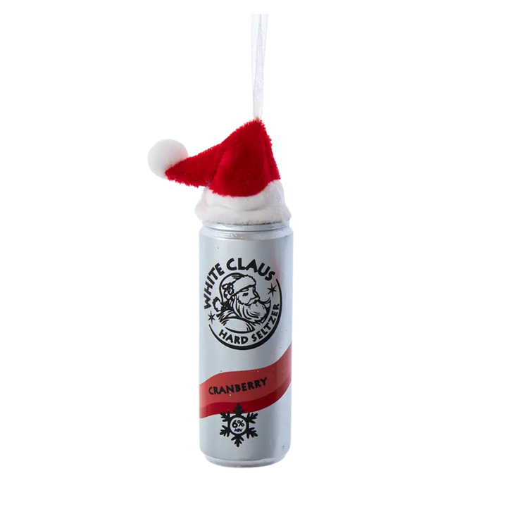 White Claus Seltzer Ornament