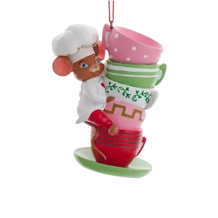 Resin Mice Chef Ornament