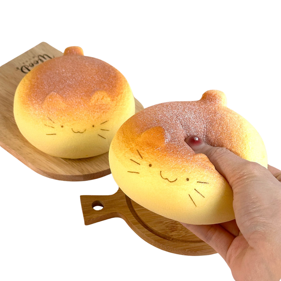 Cat Bread Squish Toy