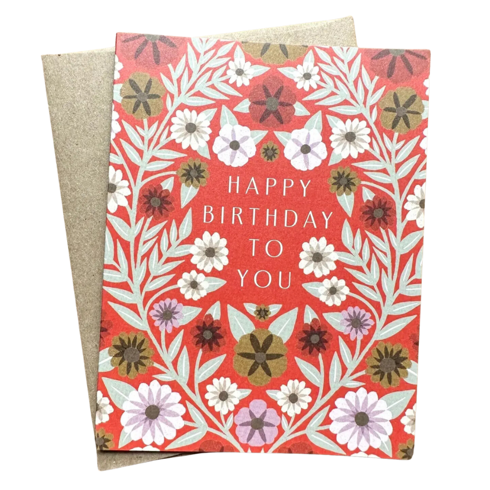Happy Birthday To You, Offset Printed Card