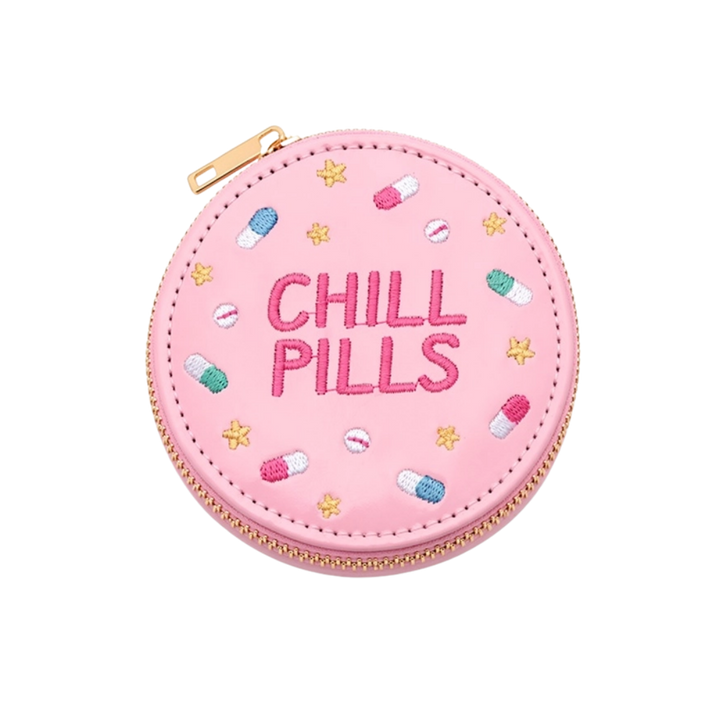 Daily Pill Case w/ Removable Pill Organizer - Chill Pills