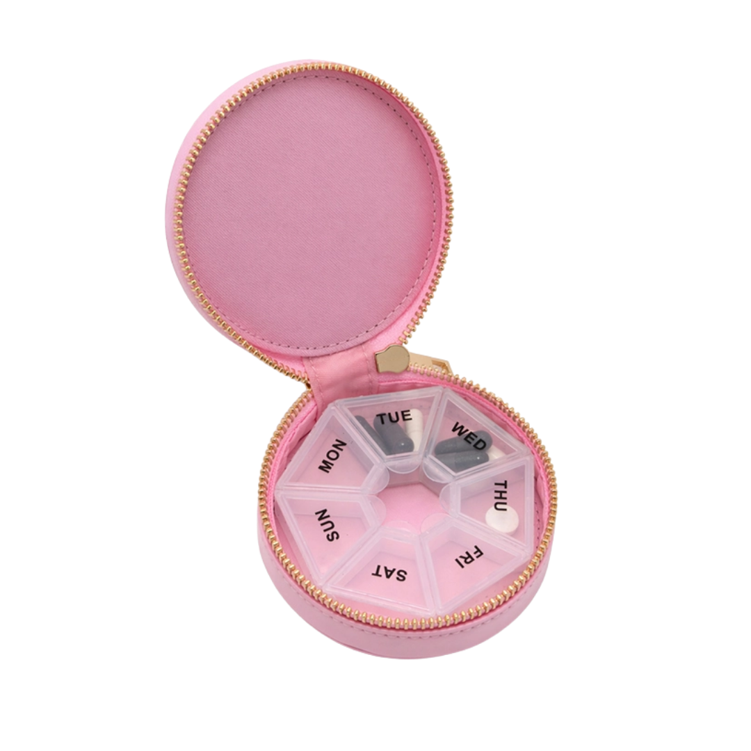 Daily Pill Case w/ Removable Pill Organizer - Chill Pills
