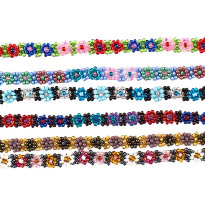 Beaded Flower Necklace