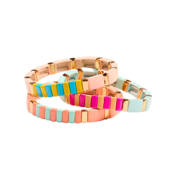 Pastel Cloud Tile Bracelet