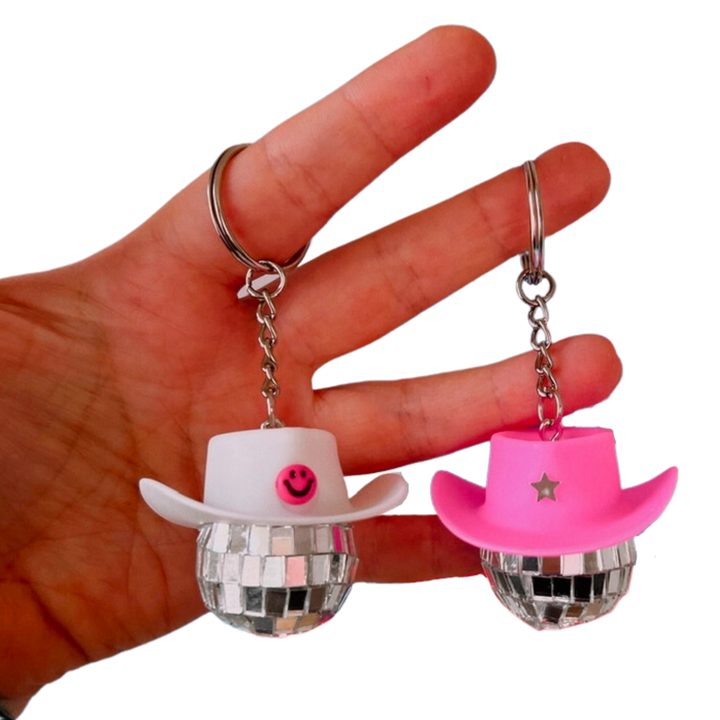 Disco Cowgirl Keychain