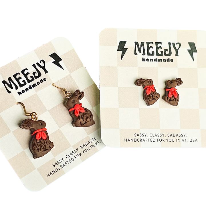 Chocolate Bunnies Earrings