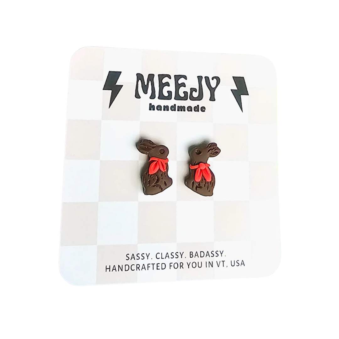 Chocolate Bunnies Earrings