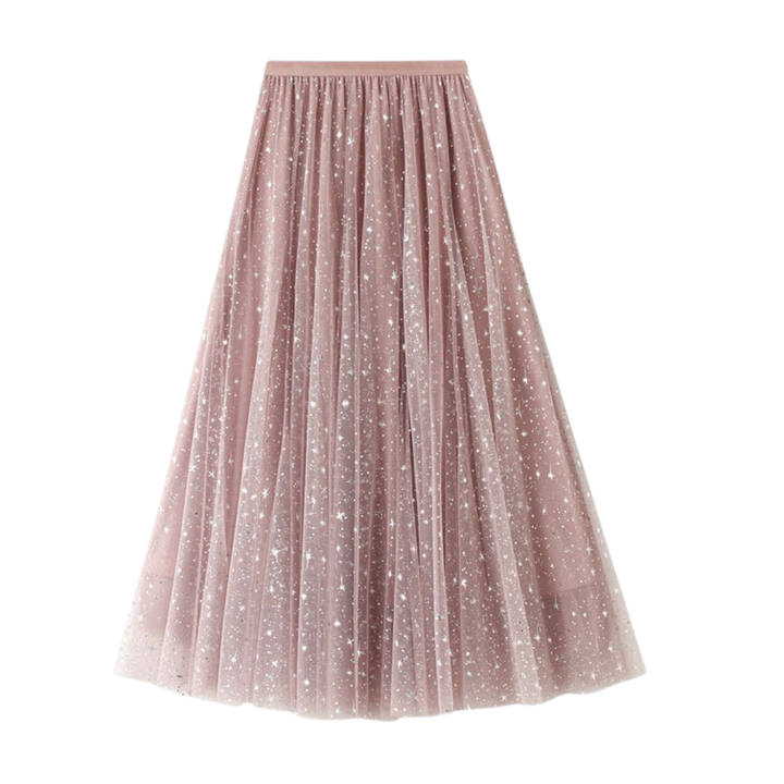 Star Sparkles Midi Skirt