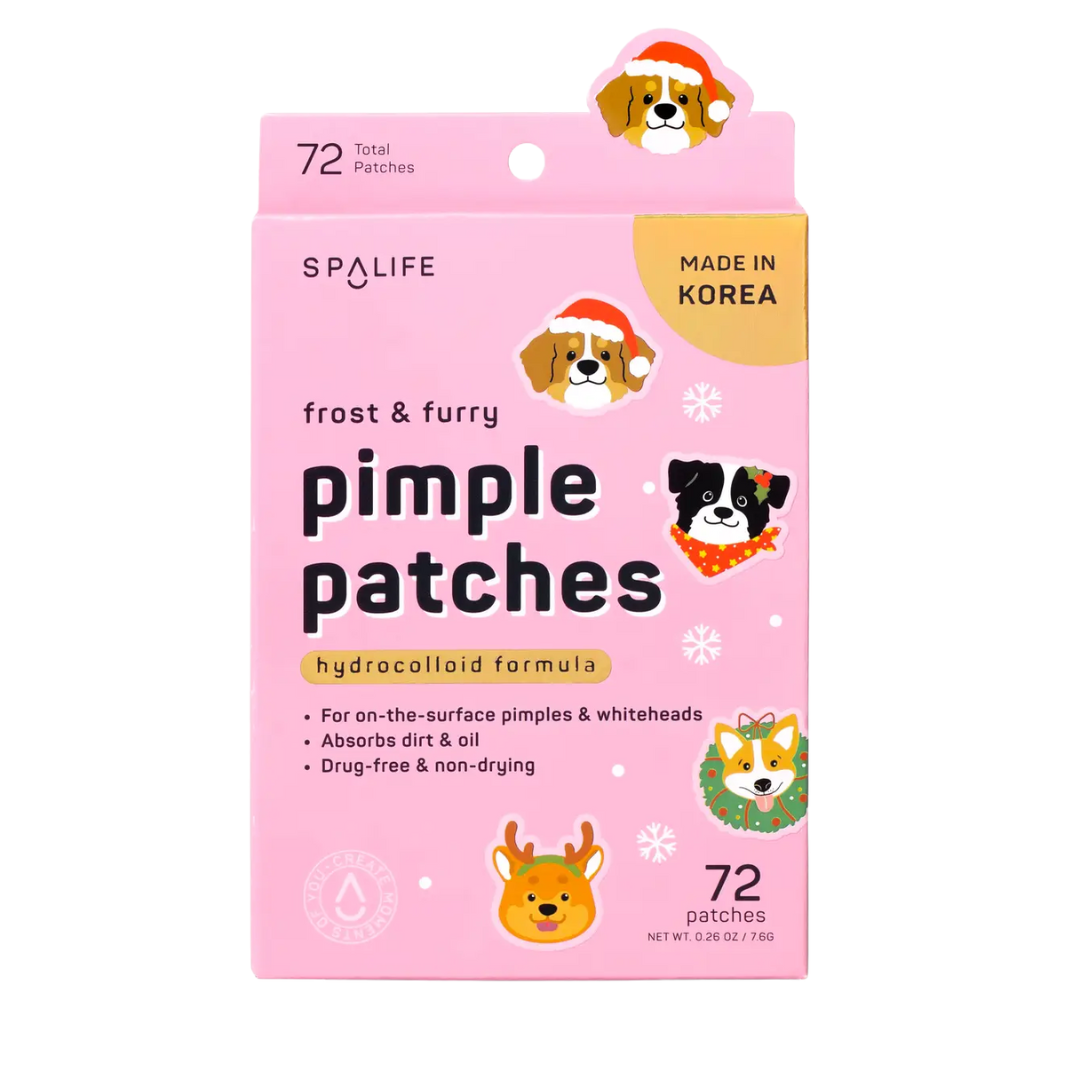 Christmas Holiday Frosty & Furry Hydrocolloid Pimple Patches