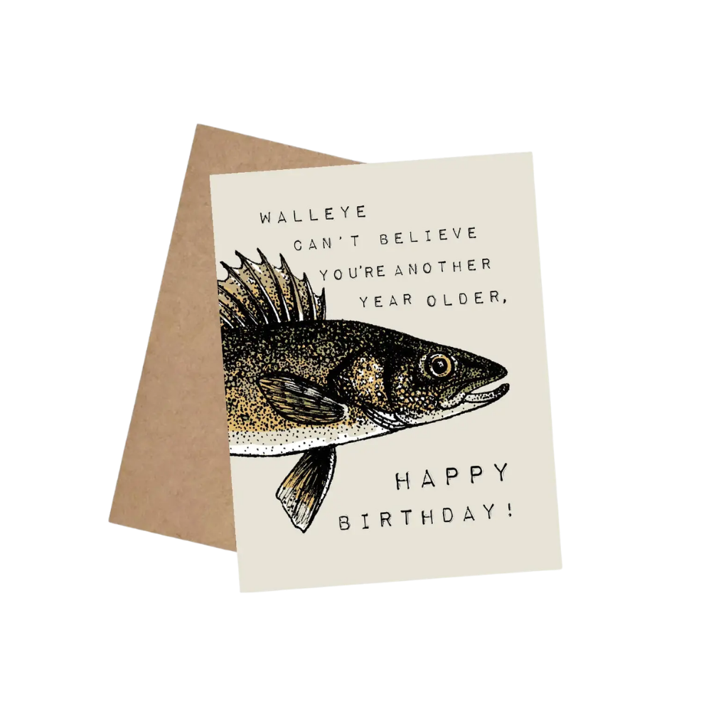 Walleye Just Can’t Believe It Card