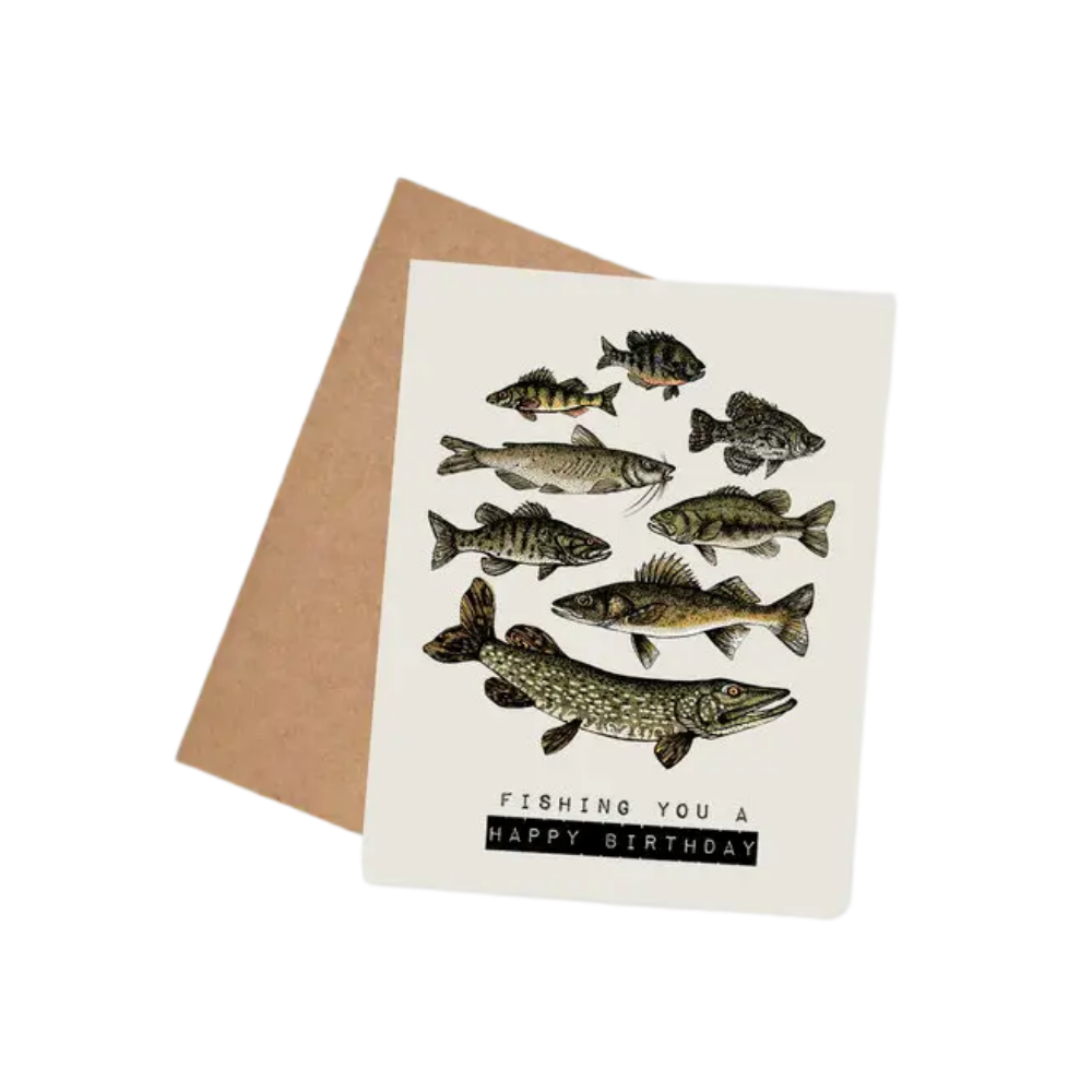 Fishing You a Happy Birthday Card