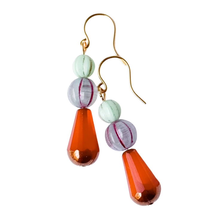 Czech Glass Drop Earrings