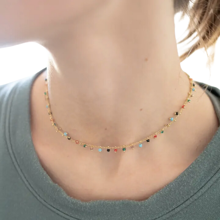 Mini Beaded Choker