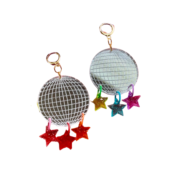 Disco Ball Stars Earrings