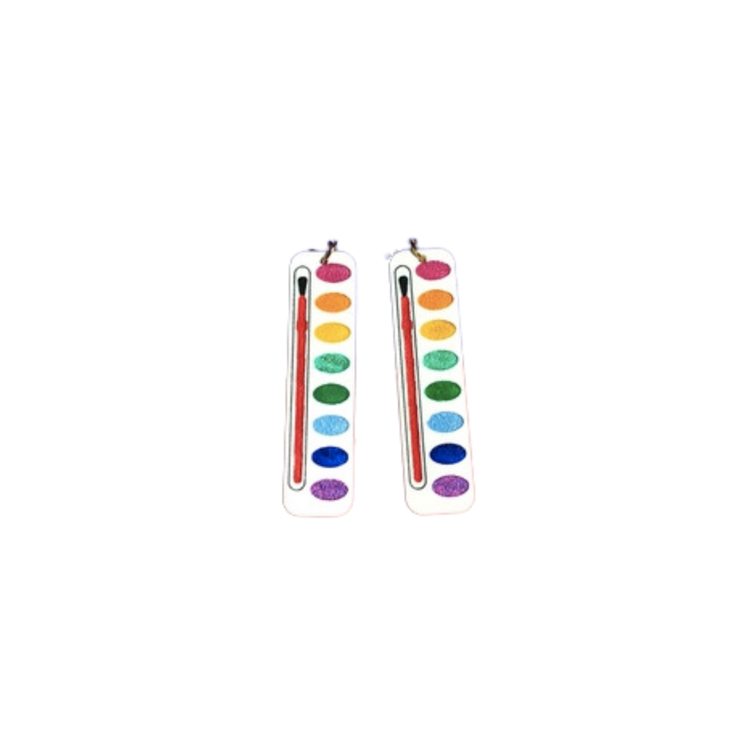 Watercolor Palette Earrings