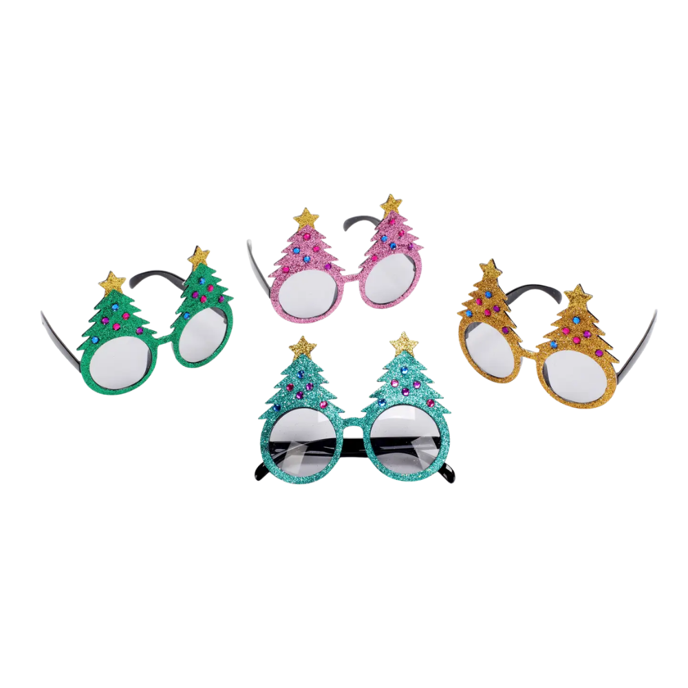 Christmas Tree Glasses