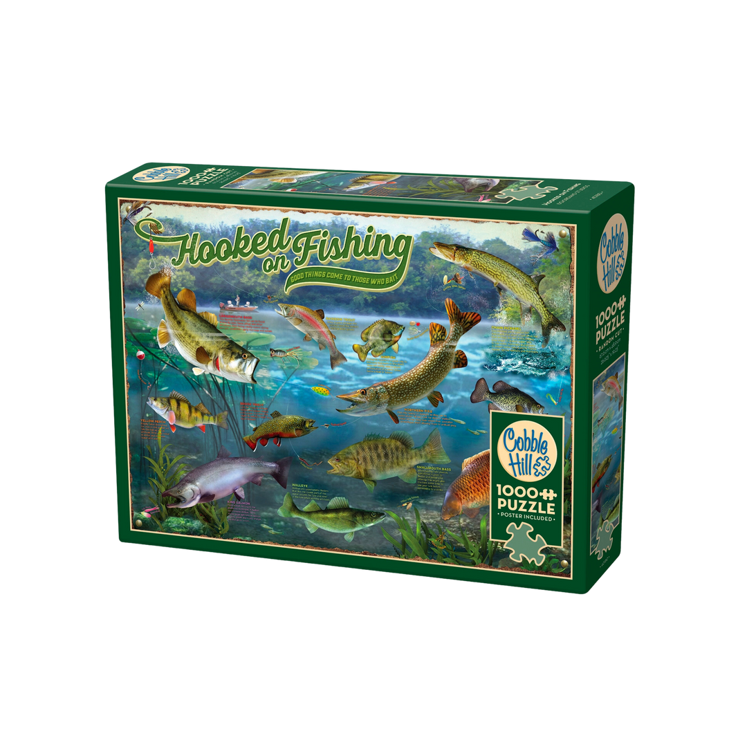 Hooked on Fishing- 1000pc Puzzle