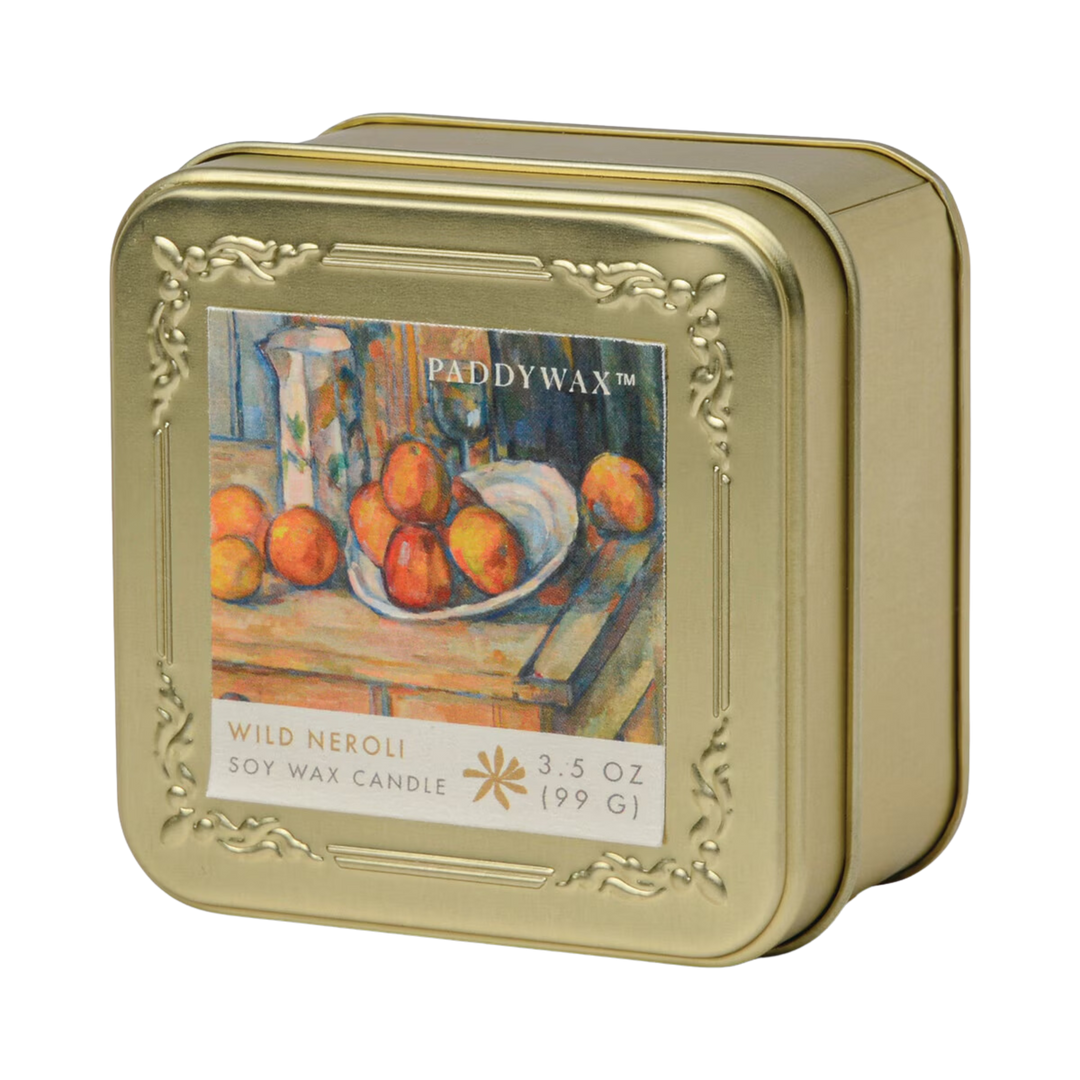 Impressionist 3.5oz Gold Tin Candle