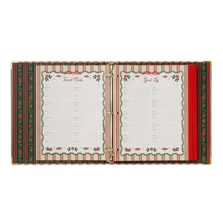 Holly Jolly Recipe Binder