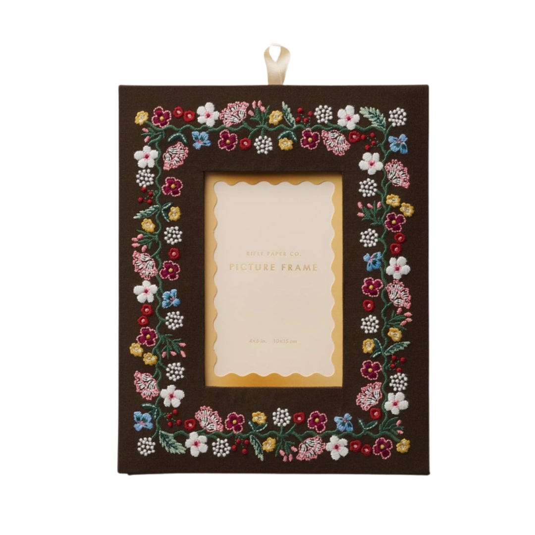 Portico Embroidered Picture Frame