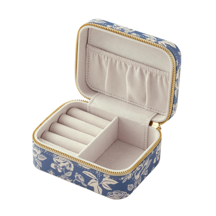 English Rose Travel Jewelry Case