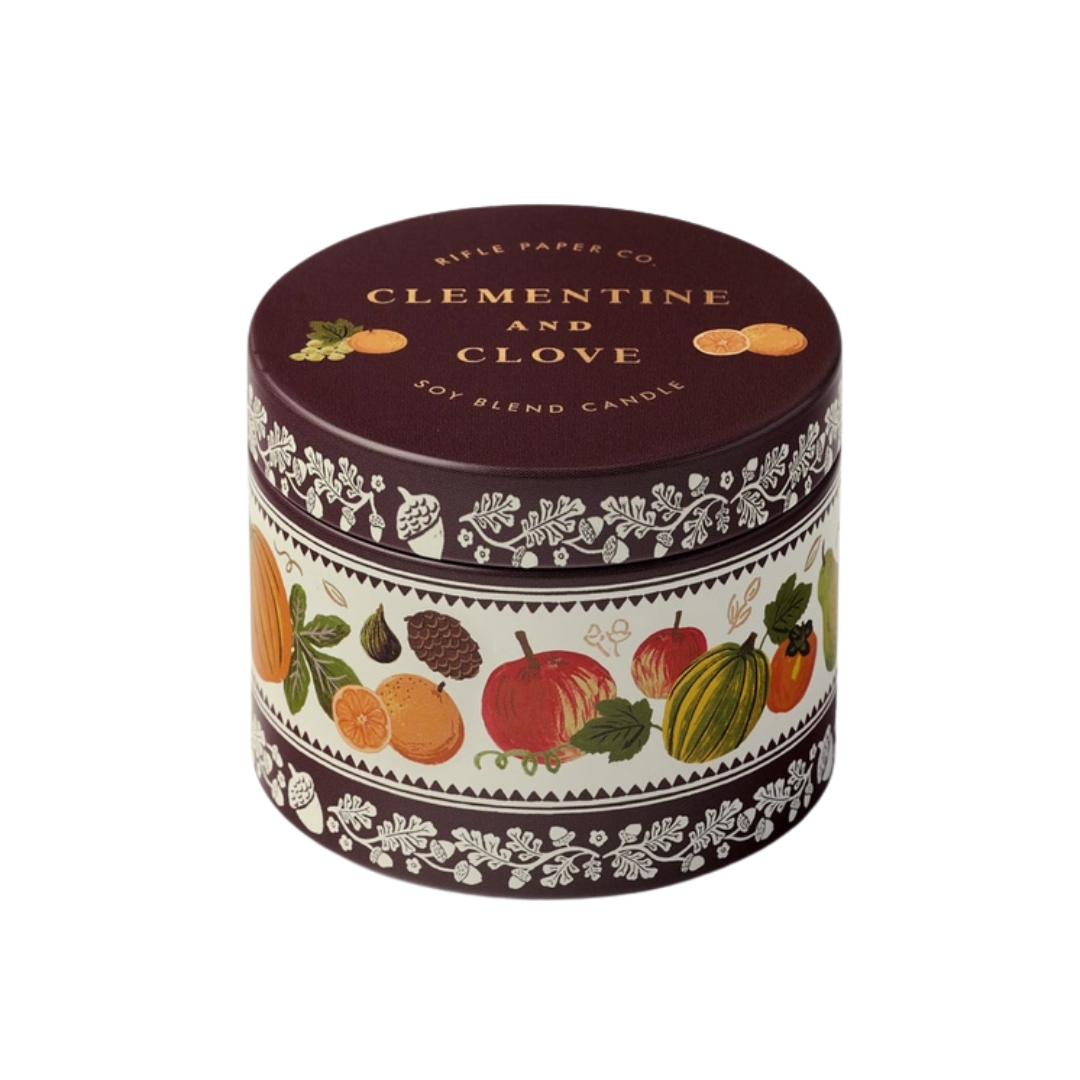 Clementine & Clove Tin Candle (3oz)