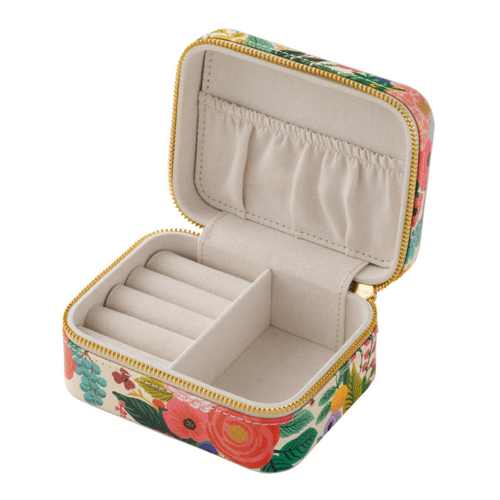 Garden Party Travel Jewelry Case