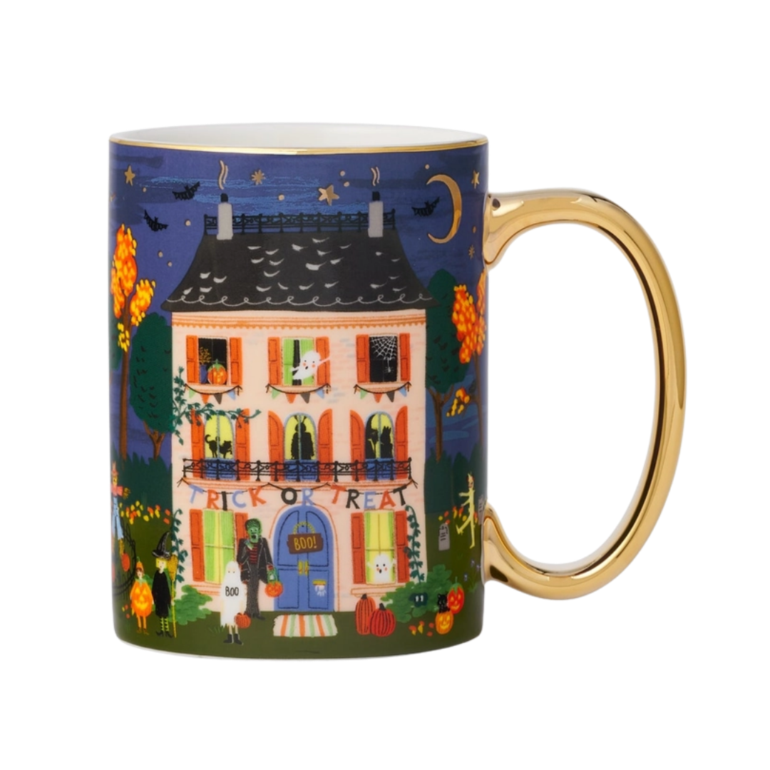Haunted House Porcelain Mug